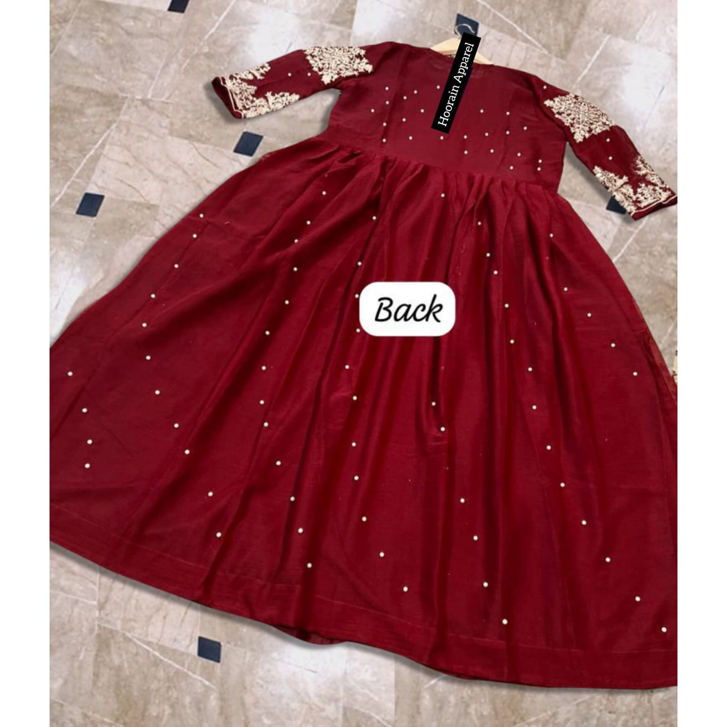 Embroidery Gown with inner ✨👗