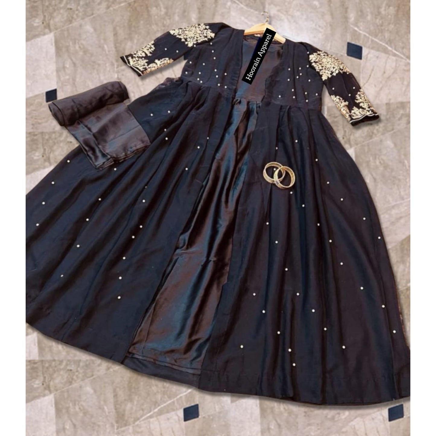Embroidery Gown with inner ✨👗