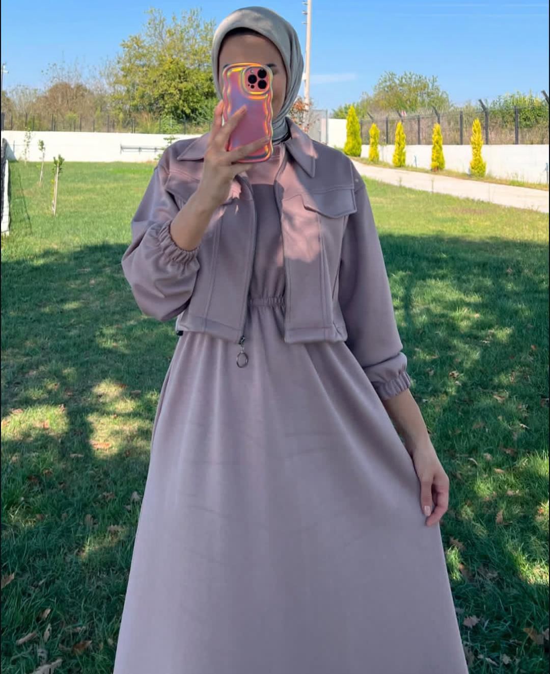 Zipper long bodycone dress