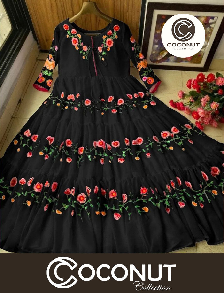 *Flower Shiffon maxi🥰*